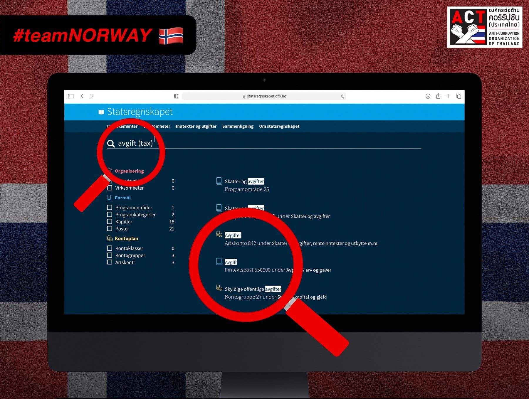 งบโปร่งใส ส.ส. ตรวจสอบได้ Statsregnskapet