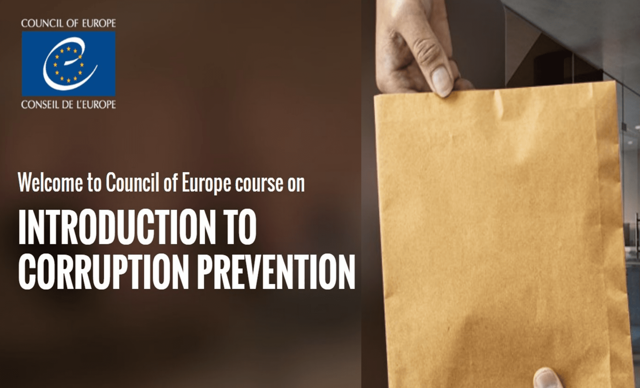 Introduction to Corruption Prevention | Council of Europe courses