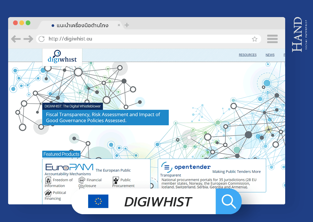 DIGIWHIST ประเมินความเสี่ยงทุจริต และผลกระทบของนโยบาย