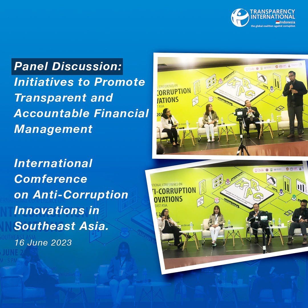 TI Indonesia menghadiri International Conference on Anti-Corruption Innovation Southeast Asia [TI Indoesia]