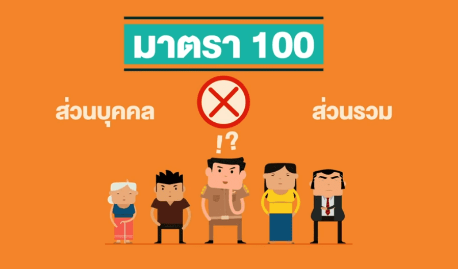 สื่อเรียนรู้ มาตรา 100 และ มาตรา 103 | สำนักป้องกันการทุจริตภาคการเมือง สำนักงาน ป.ป.ช.