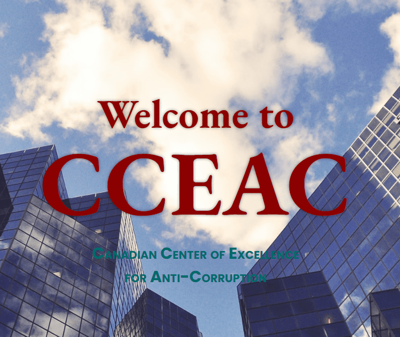 Canadian Center of Excellence for Anti-Corruption (CCEAC) : ศูนย์กลางเครื่องมือต้านโกงที่ใช้งานได้ทันที