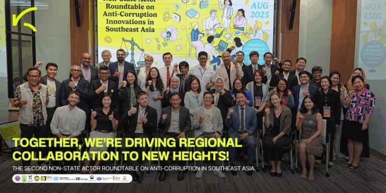 KRAC สร้างความร่วมมือแบบพหุภาคีกับเครือข่ายภาคประชาสังคมทั้งอาเซียน มุ่งแก้ปัญหาทุจริตระดับภูมิภาค